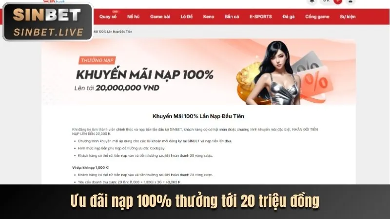 Ưu đãi hoàn trả bắn cá hàng ngày